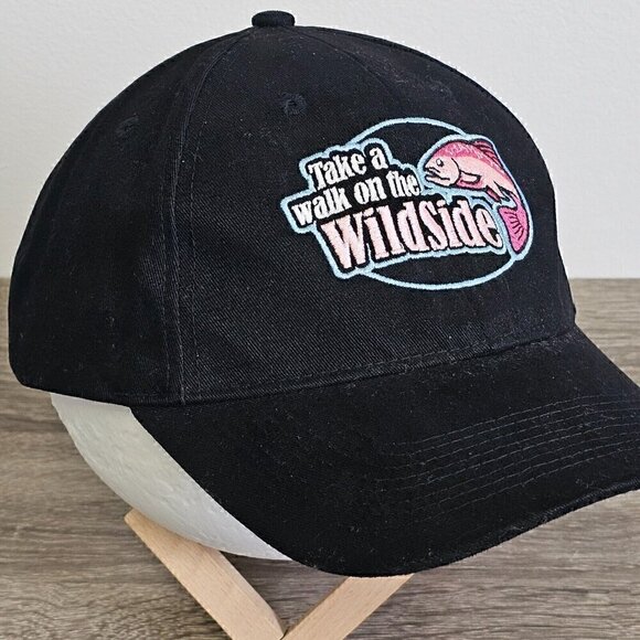 Take a Walk on the Wild Side Logo Safeway Hat Cap Adjustable Strap Black Basebal - Picture 6 of 14